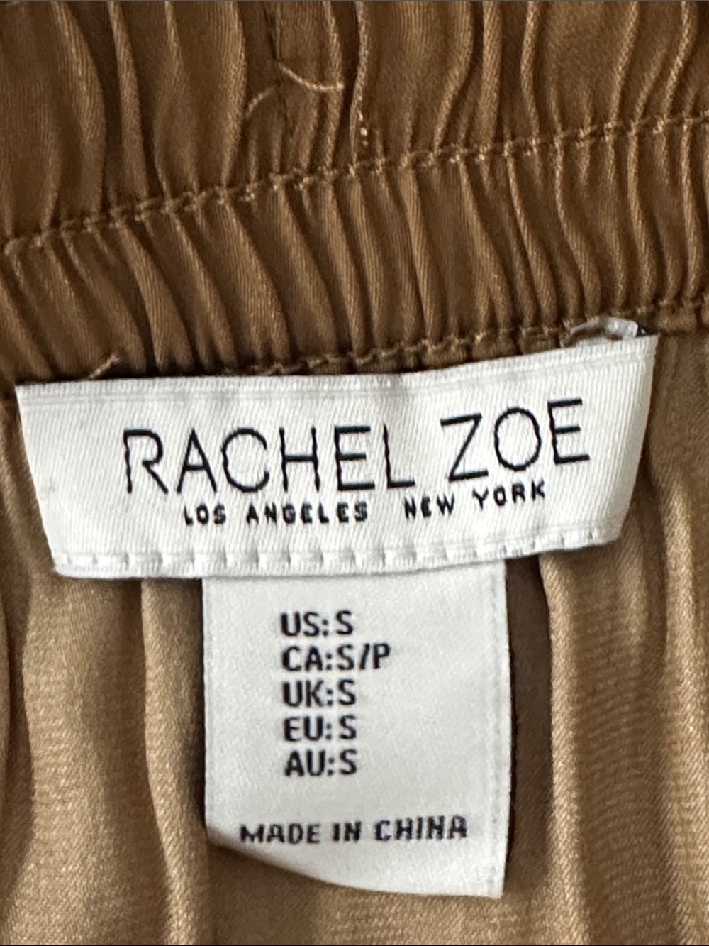 Rachel Zoe Tiered Boho Maxi Skirt Taupe Size S - Picture 8 of 10